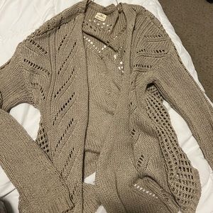 Tan O’Neill sweater/ coverup XS